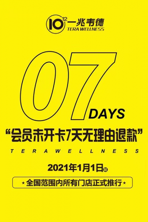 一兆韦德率先推出“7天无理由退款”，乐刻或推健身镜产品，FITURE完成A+轮2000万美元融资